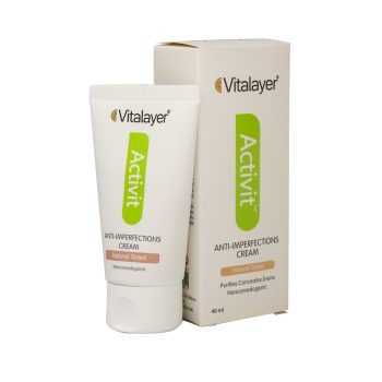 کرم ضد جوش رنگی (بژ طبیعی) اکتی‌ویت ویتالیر ۴۰ میل