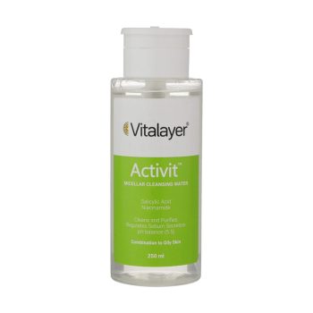 محلول پاک کننده آرایش (میسلار)  اکتیویت ویتالیر 250 میلی لیتر (پوست چرب)