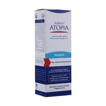 لوسیون بدن مرطوب کننده مخصوص پوست های خیلی خشک مدل اگزوپرو آردن آتوپیا 200 میلی لیتر