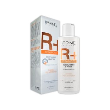 شامپو آر پلاس +R رطوبت رسان موهای خشک و آسیب دیده پرایم 250 میلی