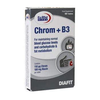 قرص کروم + ب3 (CHROM+B3) یوروویتال 60 عددی