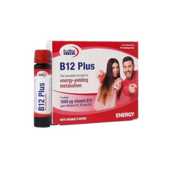 ویال خوراکی ب12 پلاس با طعم پرتقال یوروویتال 6 ویال