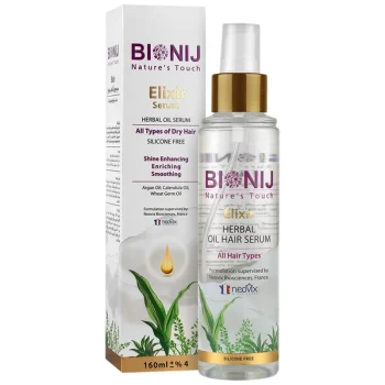 سرم روغن مو الکسیر بیونیج مخصوص موهای خشک
