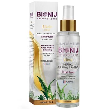 اسپری حرارتی الکسیر بیونیج محافظ مو در برابر حرارت